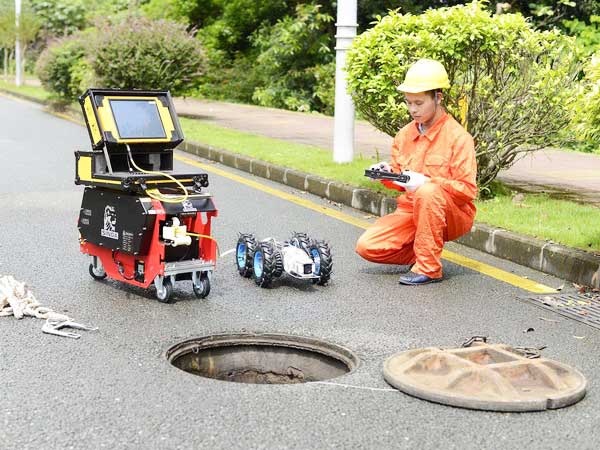 桑日管道机器人检测